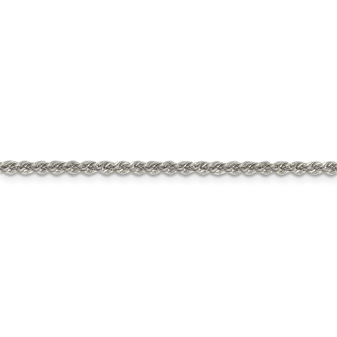 Silver D.C 2.50-mm Solid Twisted Rope Chain