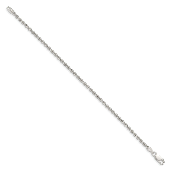 Silver D.C 2.50-mm Solid Twisted Rope Chain