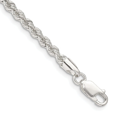 Silver D.C 3.00-mm Solid Twisted Rope Chain at $ 23.5 only from Jewelryshopping.com