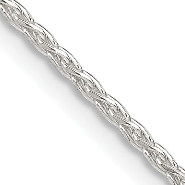 Silver Polished D.C 1.50-mm Solid Spiga Chain