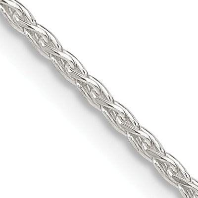 Silver Polished D.C 1.50-mm Solid Spiga Chain at $ 21.13 only from Jewelryshopping.com