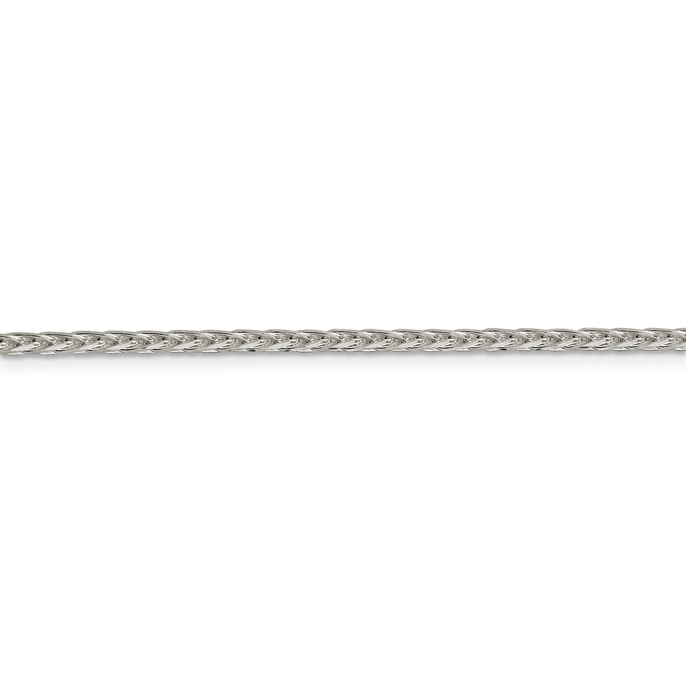 Silver Polished D.C 2.50-mm Solid Spiga Chain
