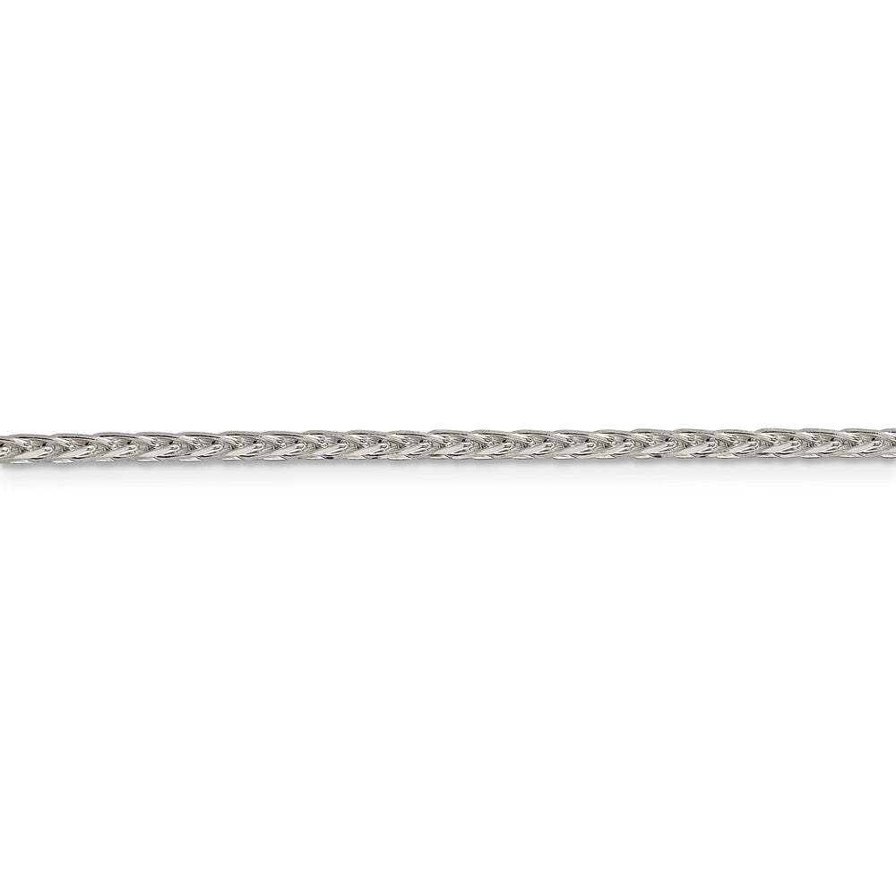 Silver Polished D.C 2.50-mm Solid Spiga Chain