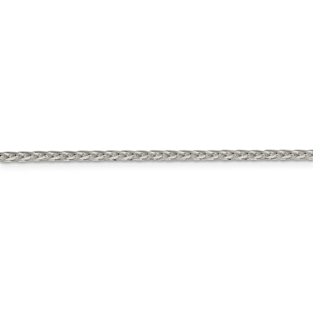 Silver Polished D.C 2.50-mm Solid Spiga Chain