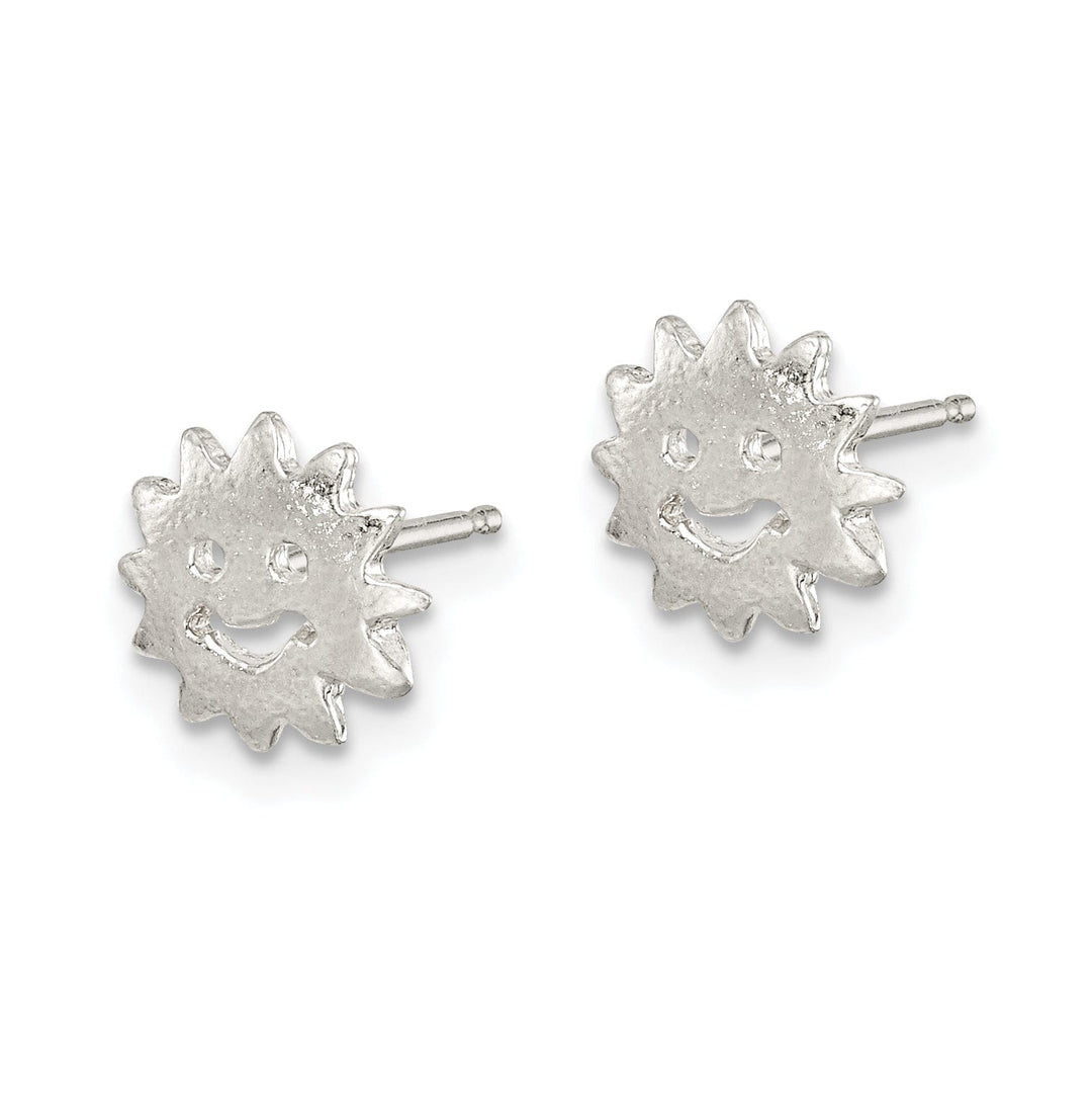 Sterling Silver Sun Mini Earrings