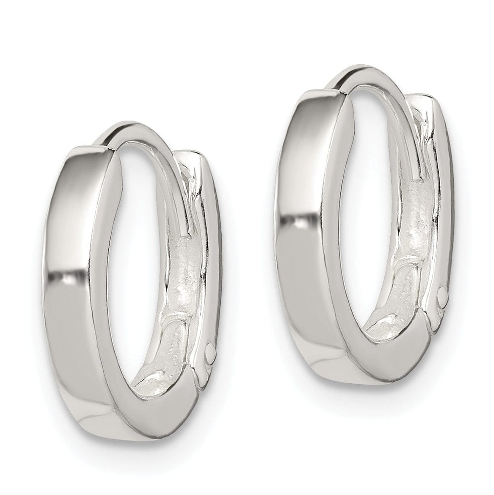 Sterling Silver Round Hoop Earrings