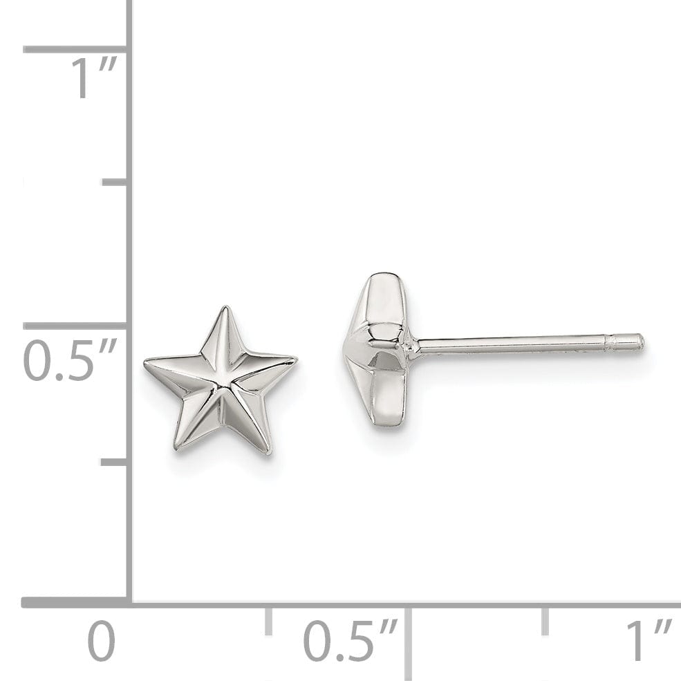 Sterling Silver Mini Star Post Earrings