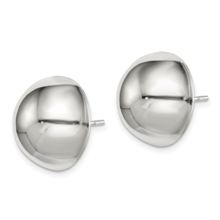 Sterling Silver 16MM Half Ball Post Earrings