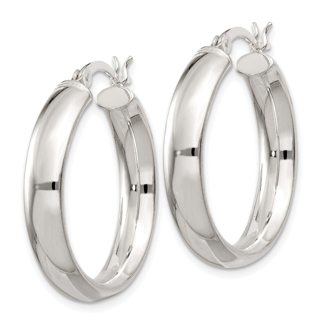 Sterling Silver Classic Hoop Earrings