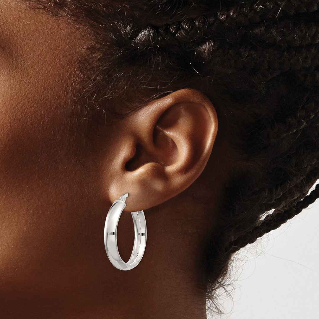 Sterling Silver Classic Hoop Earrings