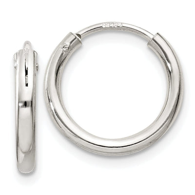 Sterling Silver Hollow Hoop Hinged Earrings at $ 5.86 only from Jewelryshopping.com