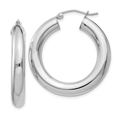 Silver Hollow Round Hoop Hinged Posts Earrings at $ 44.33 only from Jewelryshopping.com