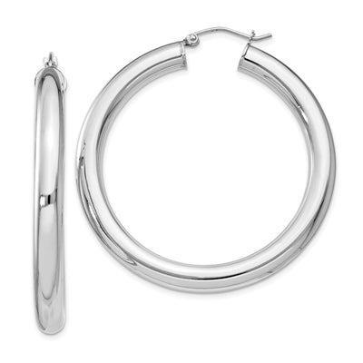 Silver Hollow Round Hoop Hinged Posts Earrings at $ 70.41 only from Jewelryshopping.com