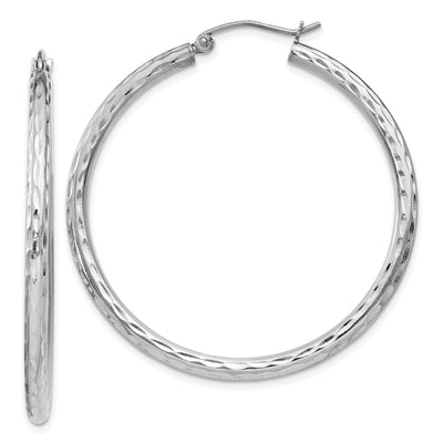 Silver D.C Hollow Hoop Wire Cluch Earrings at $ 34.06 only from Jewelryshopping.com