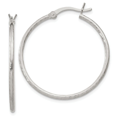 Sterling Silver 30MM Hoop Earrings at $ 23.33 only from Jewelryshopping.com