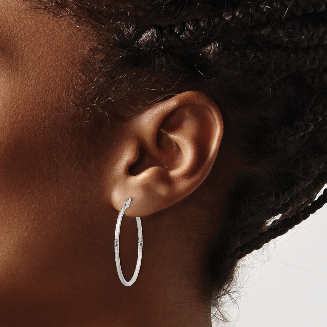 Sterling Silver 30MM Hoop Earrings