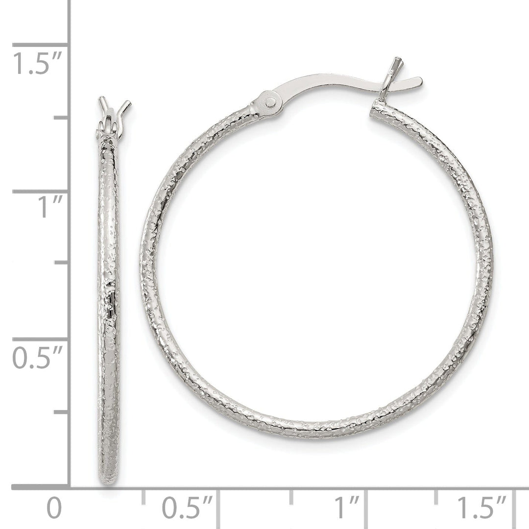 Sterling Silver 30MM Hoop Earrings