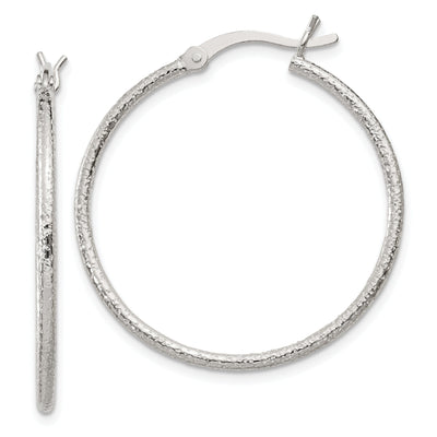 Sterling Silver 30MM Hoop Earrings at $ 22.7 only from Jewelryshopping.com