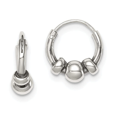 Sterling Silver Hoop Earrings at $ 7.41 only from Jewelryshopping.com