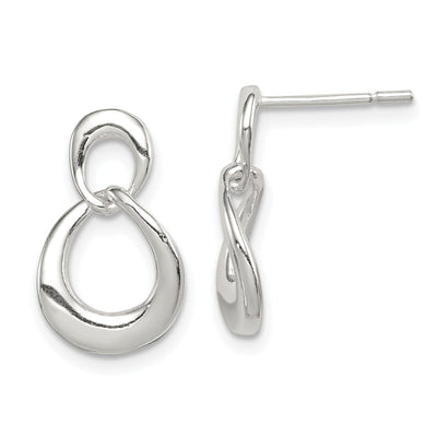 Sterling Silver Fancy Dangle Earrings at $ 14.15 only from Jewelryshopping.com