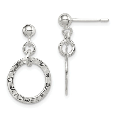 Sterling Silver Dangling Circle Earring