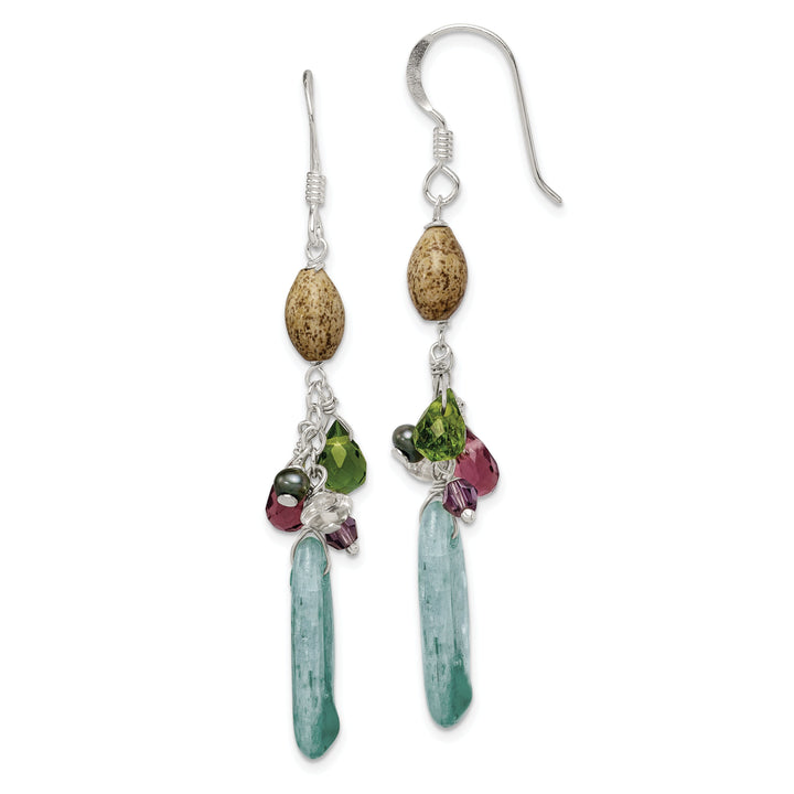 Citrine Amethyst Peridot Kyanite Jasper Earring