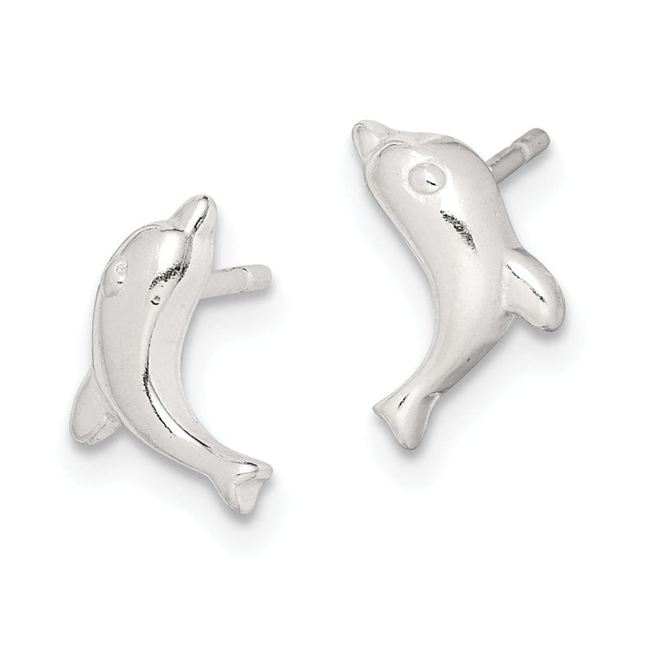 Sterling Silver Dolphin Mini Earring