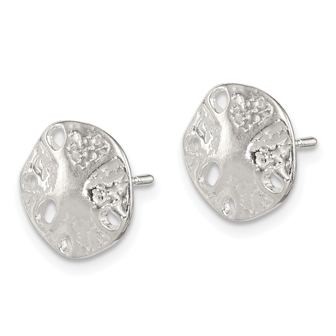 Sterling Silver Sand dollar Mini Earrings