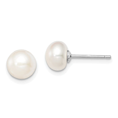 Silver White Fresh Water Cultured Pearl Earring at $ 13.48 only from Jewelryshopping.com