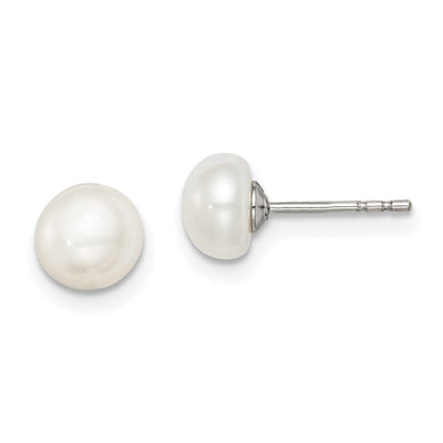 Silver White Fresh Water Cultured Pearl Earring at $ 11.91 only from Jewelryshopping.com