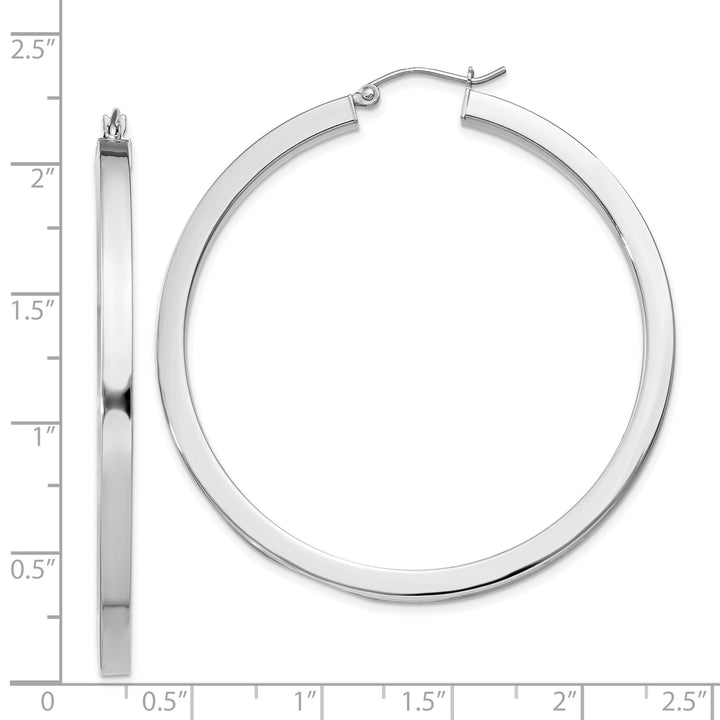 Sterling Silver Hoop 3.25MM Earrings