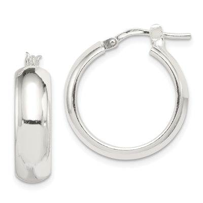 Sterling Silver 6.00MM Hoop Earrings at $ 33.01 only from Jewelryshopping.com