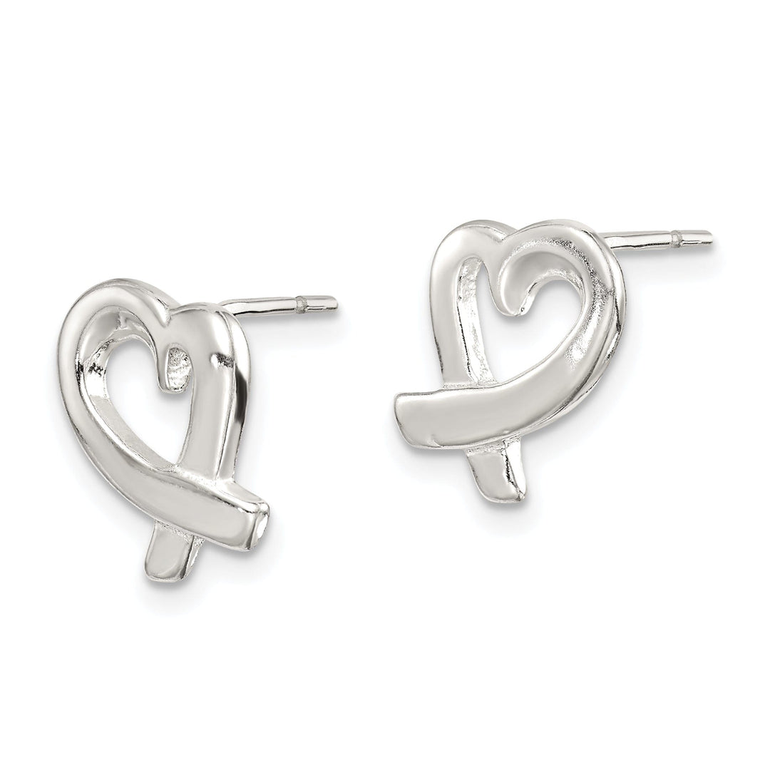 Sterling Silver Heart Mini Earrings