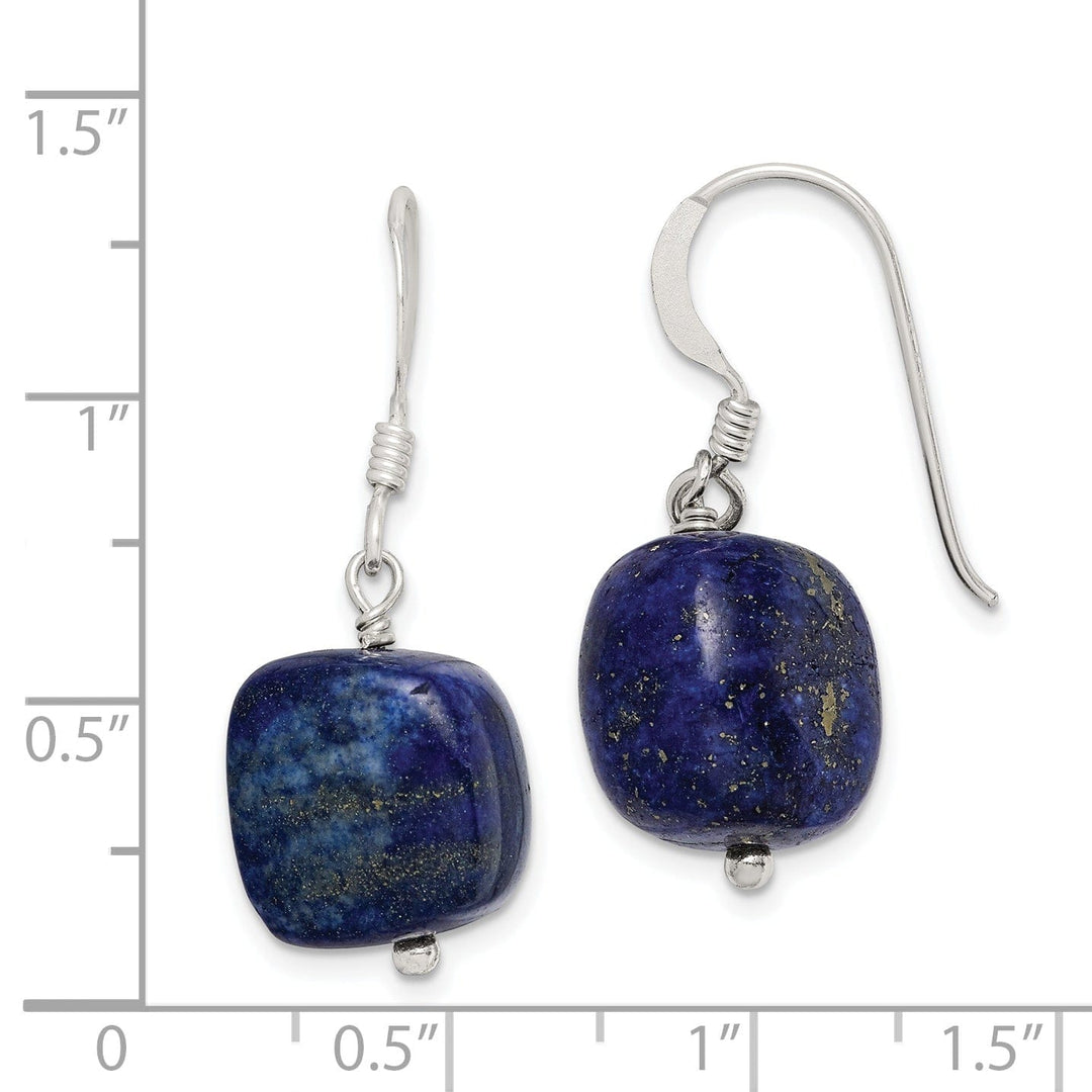 Sterling Silver Blue Sodalite Drop Earrings