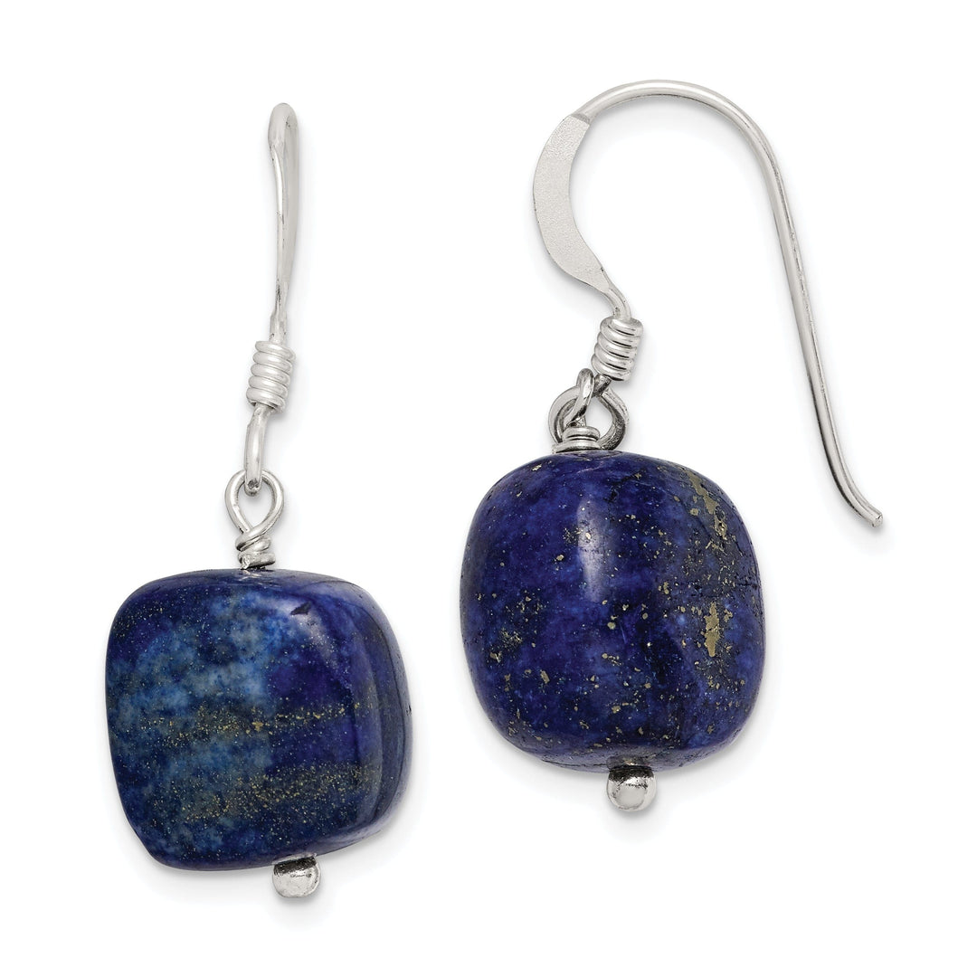 Sterling Silver Blue Sodalite Drop Earrings