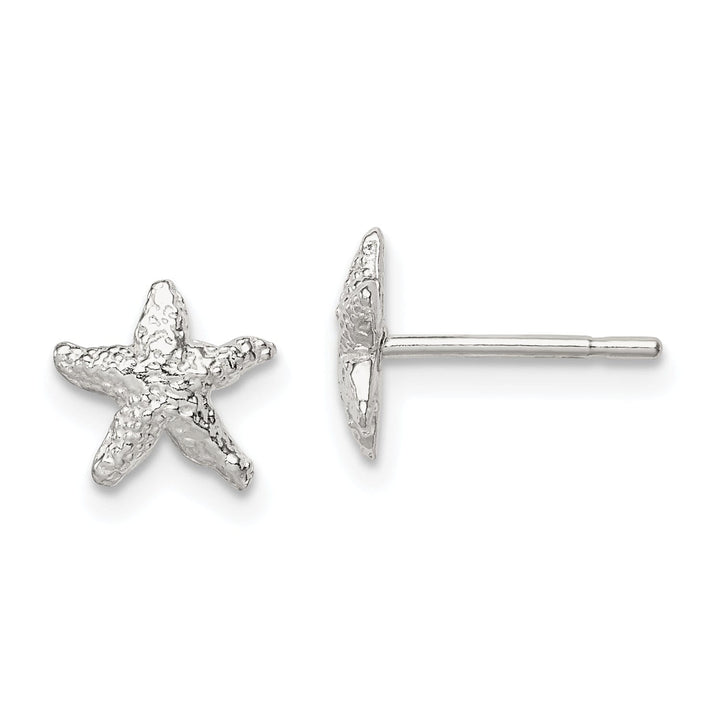 Sterling Silver Starfish Mini Post Earrings