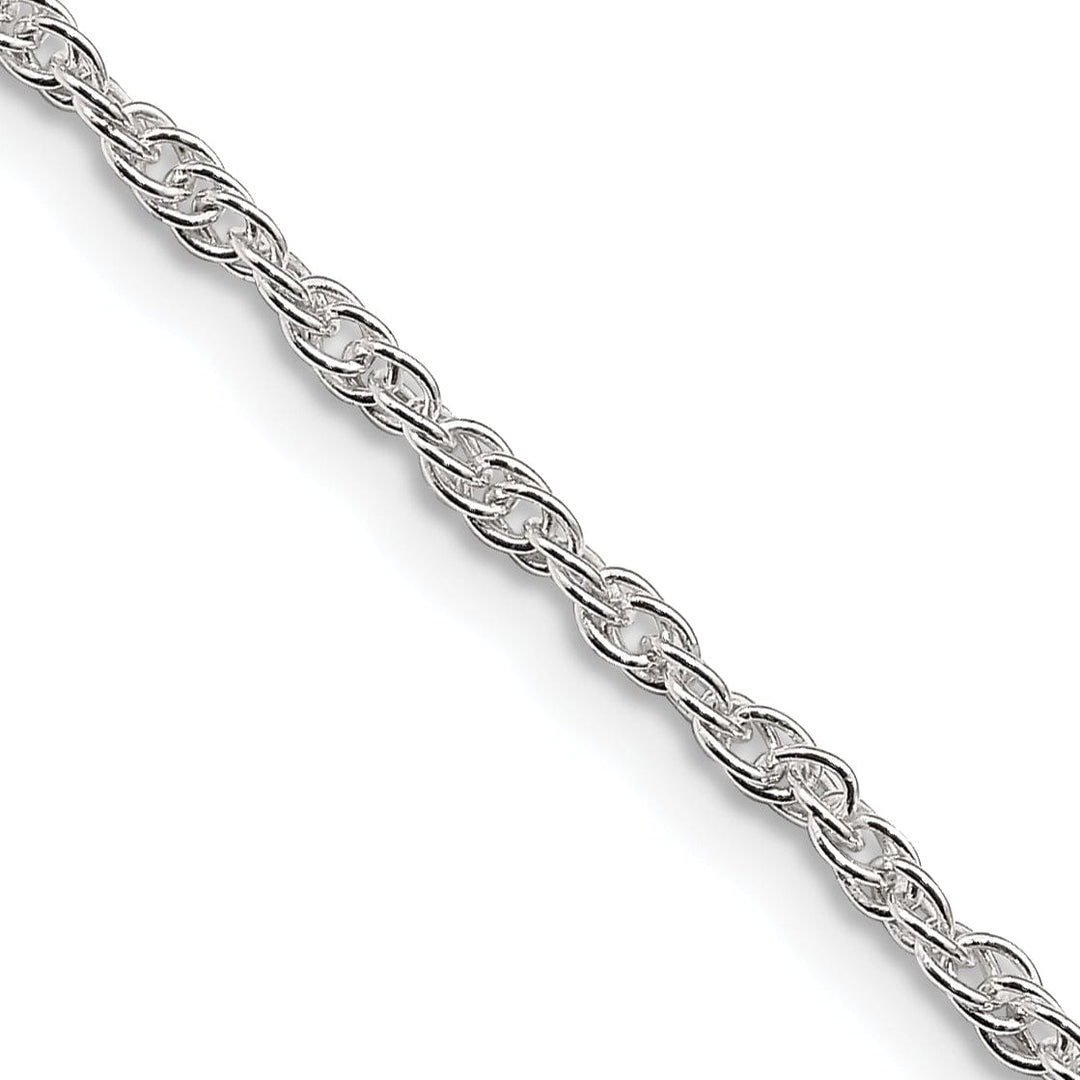 Silver Polished 2.00-mm Loose Rope Chain