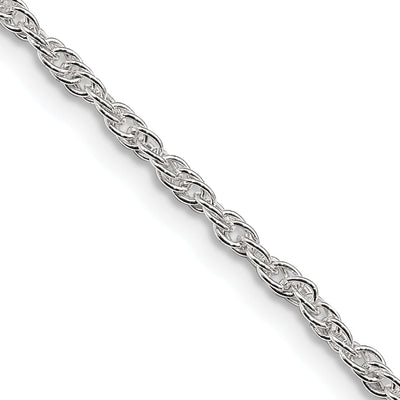 Silver Polished 2.00-mm Loose Rope Chain at $ 19.99 only from Jewelryshopping.com