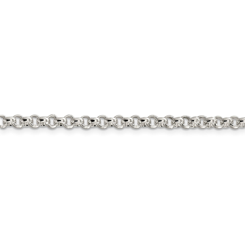 Silver Polished 3.00-mm Square Spiga Chain