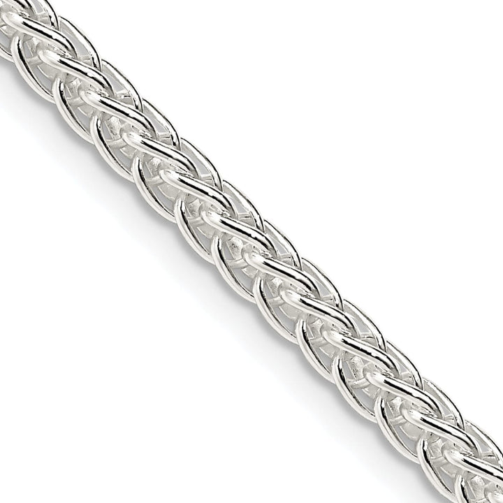 Silver Polished 3.00-mm Square Spiga Chain