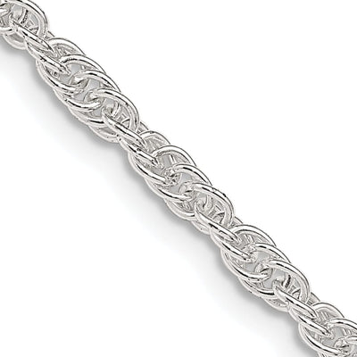 Silver Polished 2.75-mm Loose Rope Chain at $ 35.83 only from Jewelryshopping.com