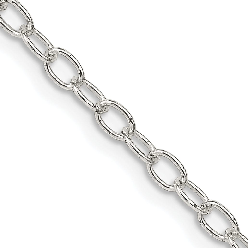 Sterling Silver Polished 3.40-mm Link Chain
