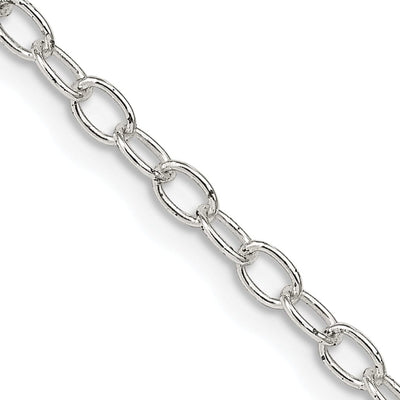 Sterling Silver Polished 3.40-mm Link Chain at $ 19.09 only from Jewelryshopping.com