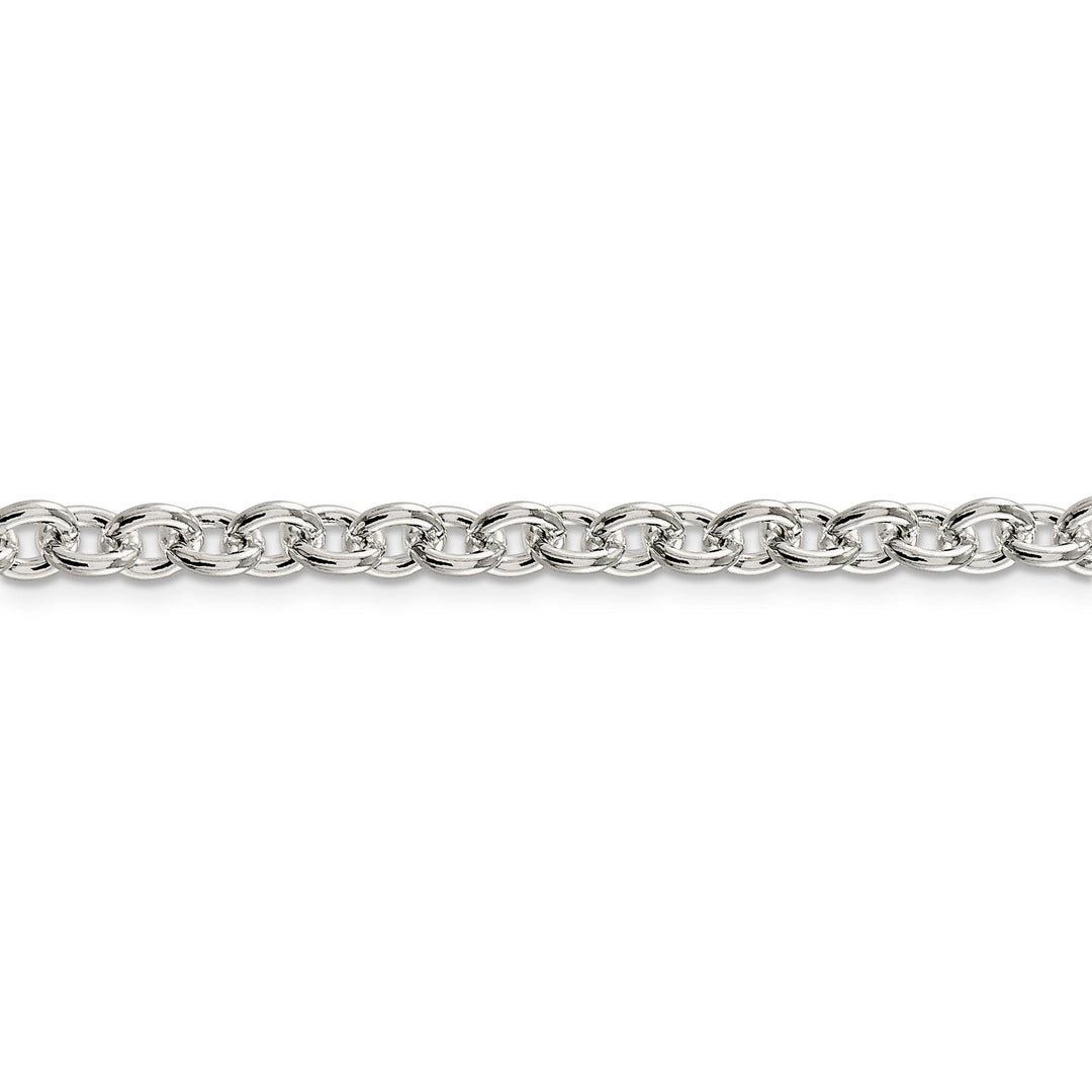 Sterling Silver Polished 6.10-mm Cable Chain