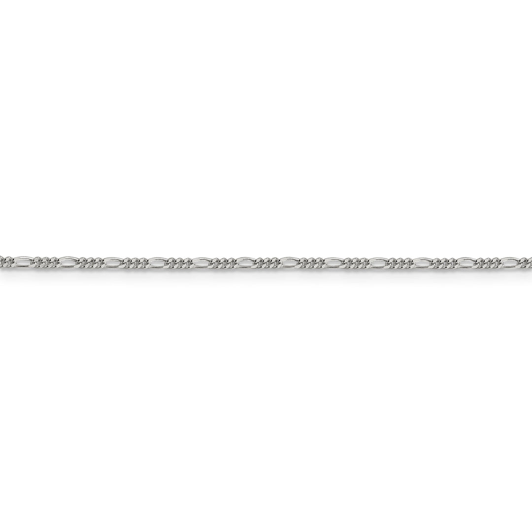 Sterling Silver Polished 1.5-mm Figaro Chain