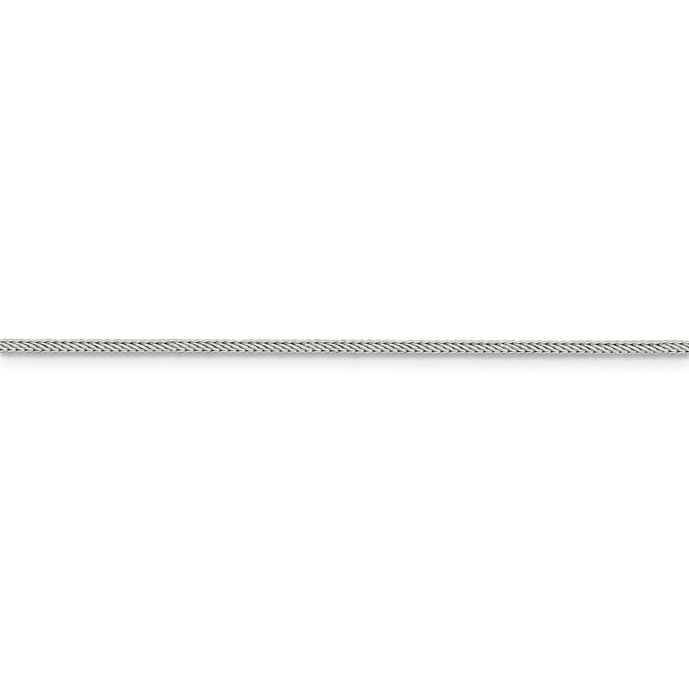 Silver D.C 1.25-mm Solid Round Franco Chain