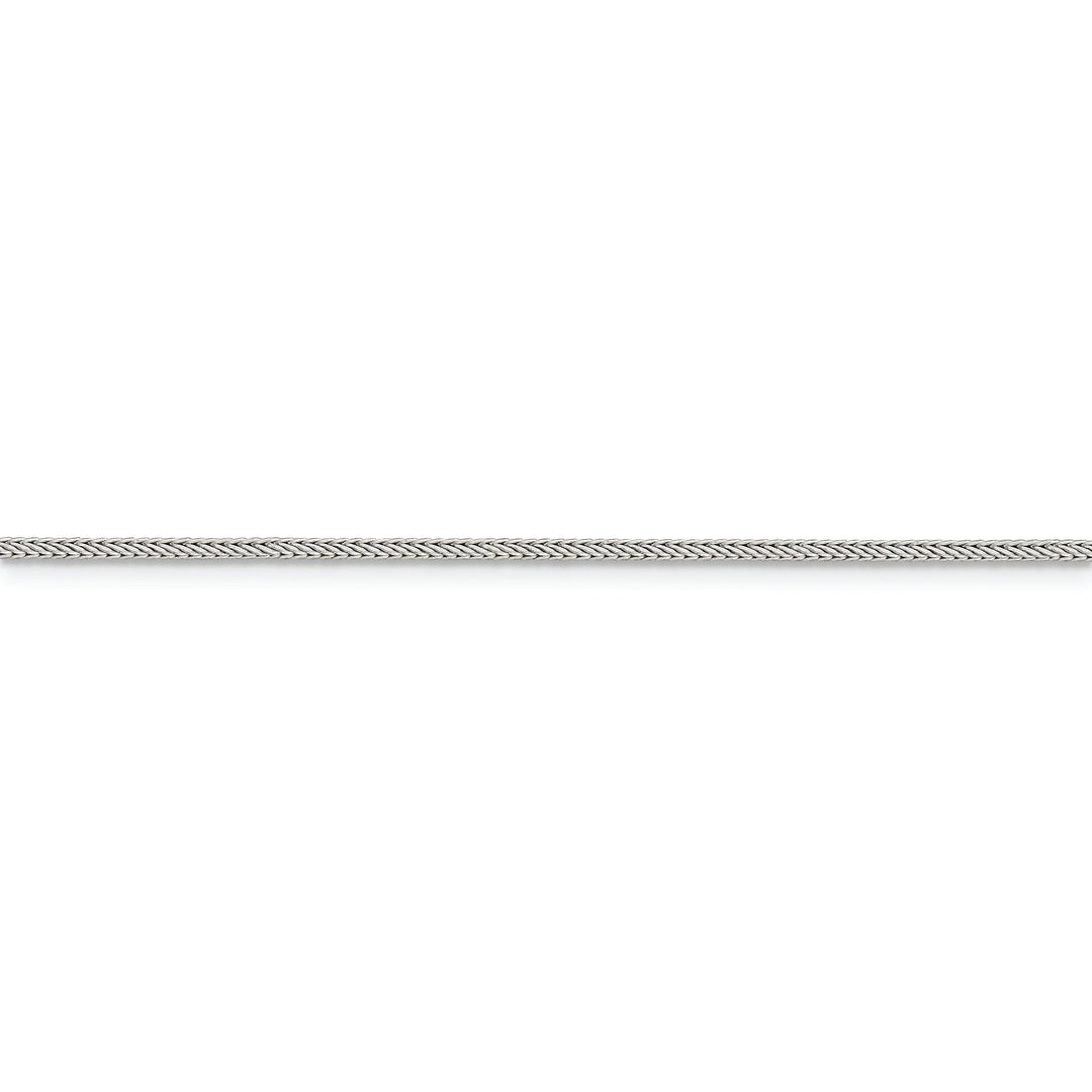 Silver D.C 1.25-mm Solid Round Franco Chain