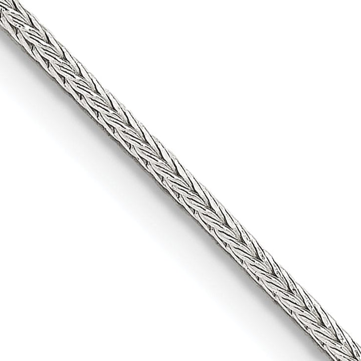 Silver D.C 1.25-mm Solid Round Franco Chain