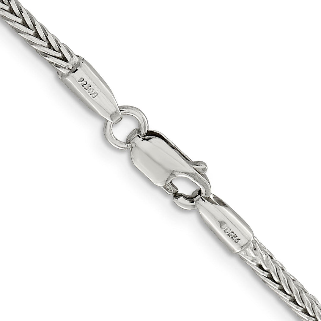 Silver D.C 2.50-mm Solid Round Franco Chain