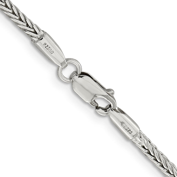 Silver D.C 2.50-mm Solid Round Franco Chain